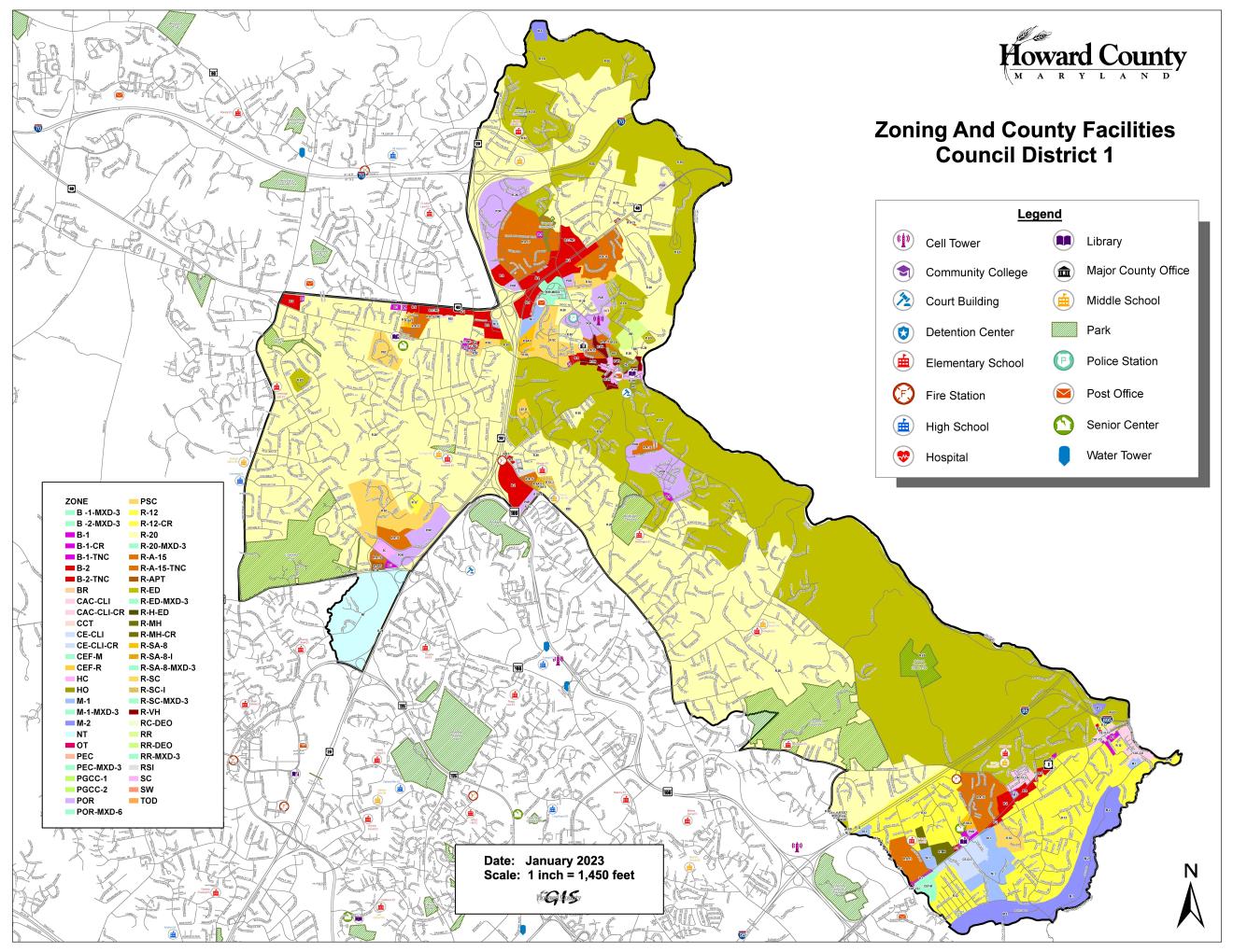 District 1 Map