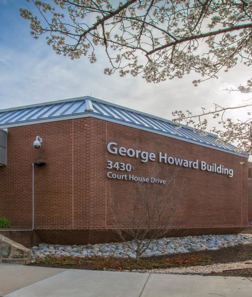 George Howard Building from pedestrian entrance